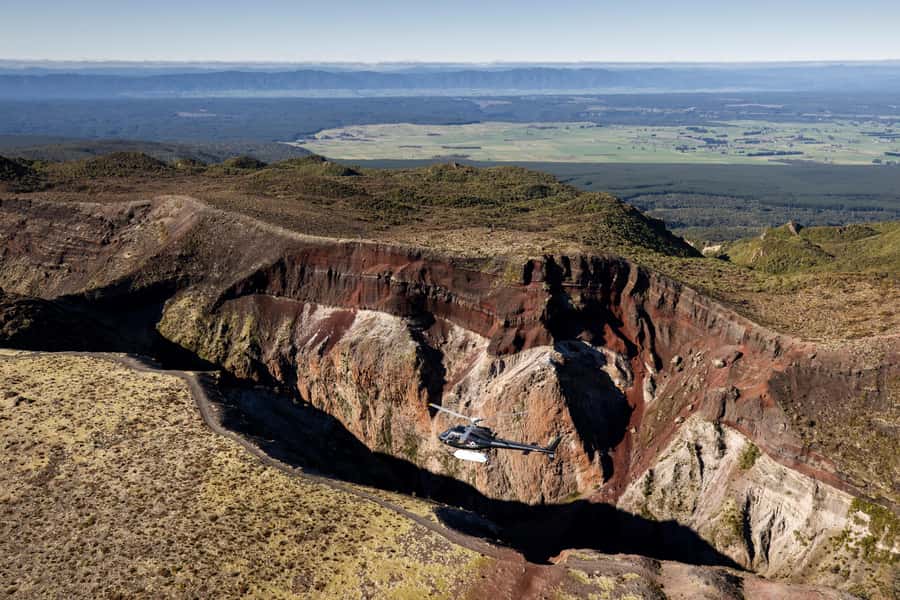Rotorua: Helicopter Flight and Guided Walk on Mt Tarawera - Flight Out: A Ten-Minute “Big Picture” Over Lakes District and Mountains