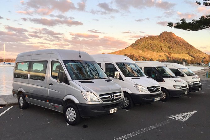 Rotorua via Kiwi/lakes country & a visit to iconic Whakarewarewa - Mt Tarawera and Okere Falls: photo stops with an optional step-down challenge