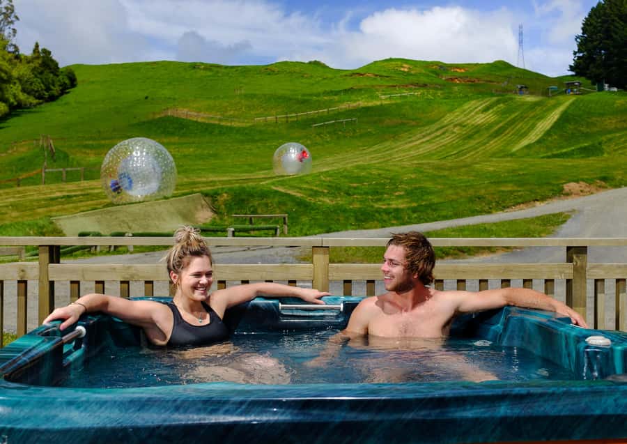 Rotorua: ZORB Inflatable Ball Rides - Where ZORB Rotorua starts: 525 Ngongotaha Road
