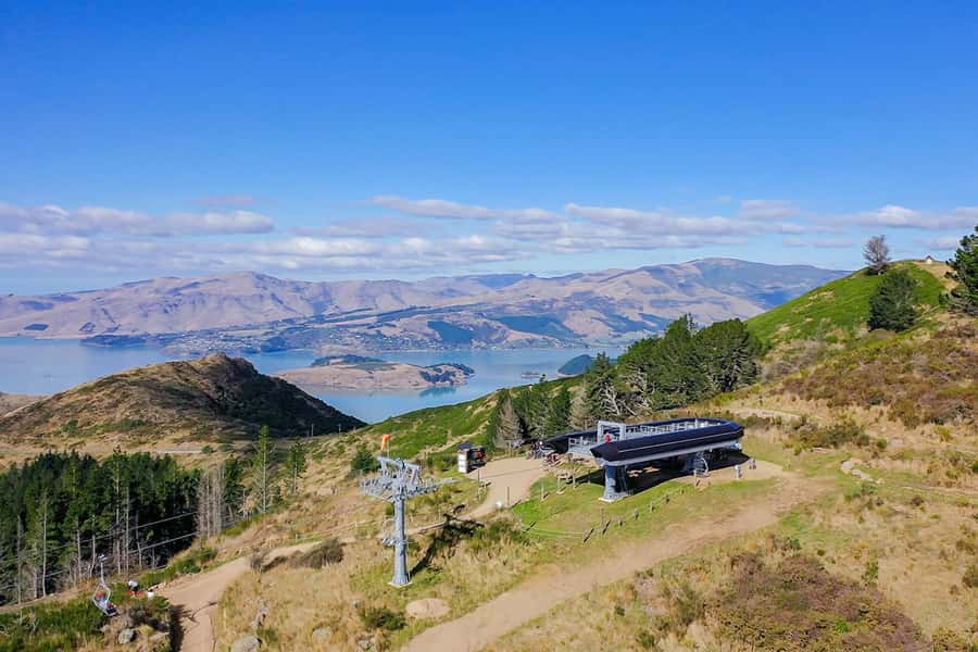 Scenic Chairlift Ride at Christchurch Adventure Park - Riding the Longest Chairlift Up the Hill