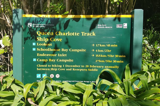 Self-Guided Queen Charlotte Track Walk from Picton - Picking your walk: Ship Cove, Endeavor Inlet, or Torea Bay