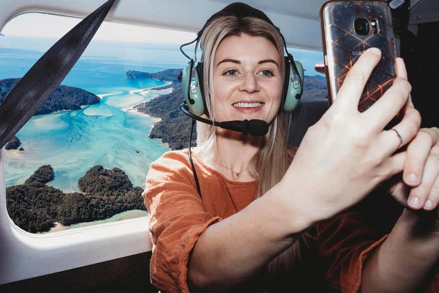Takaka: Farewell Spit/Abel Tasman Scenic Flight - Weather reality: a plan B helps
