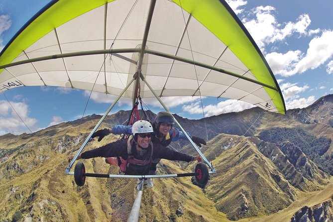 Tandem Hang Gliding - The Flight Itself: Launch, Free Glide, and a 3.7 km Landing