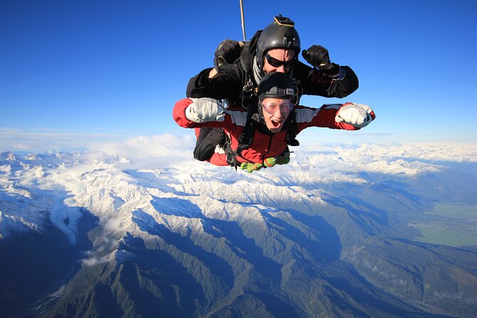 Tandem Skydive 13,000ft from Franz Josef - Where the Day Starts, Franz Josef Village Convenience