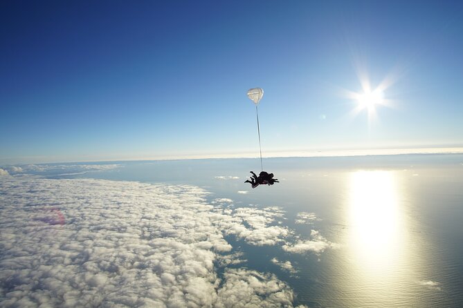 Tandem Skydive 16,500ft from Franz Josef - Dressing for cold air: warm lightweight layers and secure shoes
