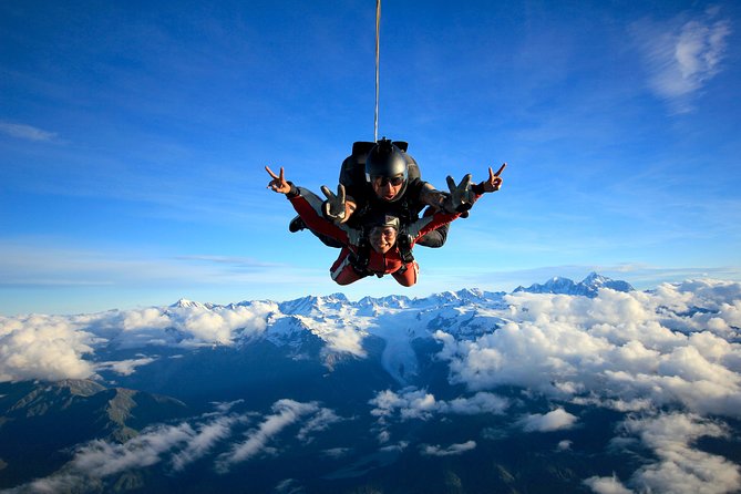 Tandem Skydive 18,000ft from Franz Josef - Franz Josef Glacier area, without the chaos