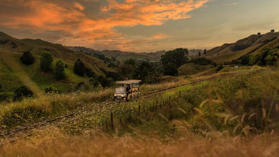Taumarunui: Forgotten World Rail Cart Tour with Lunch - The 40 km ride through brick tunnels and rural country