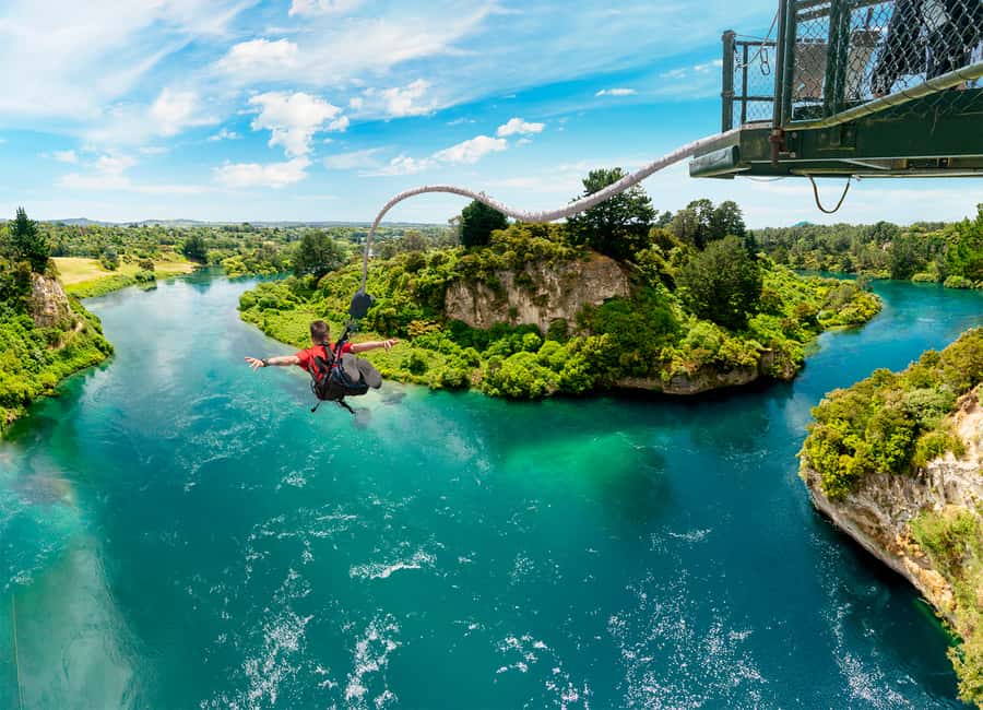 Taupō: AJ Hackett Taupō Bungy - NZ's Highest Water Touch! - The Crew, the Safety Feeling, and Why Small Groups Matter