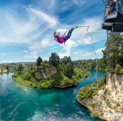 AJ Hackett Taupō Bungy – NZ’s Highest Water Touch!