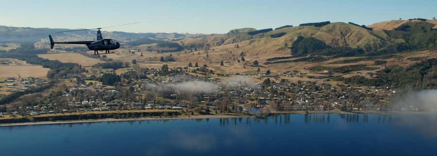 Taupo: Huka Falls Helicopter Ride - Geothermal power stations and steam: what you’re really seeing