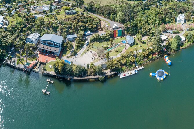 Tauranga: Waimarino Adventure Park - Warm thermal pool, swimming, and building in a recovery stop
