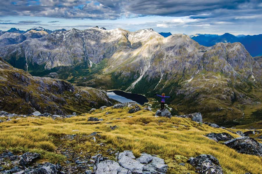 Te Anau: Hidden Lakes and Mountains - Flying Over Fiordland’s Hidden Lakes, From Manapouri Toward Norwest Lake