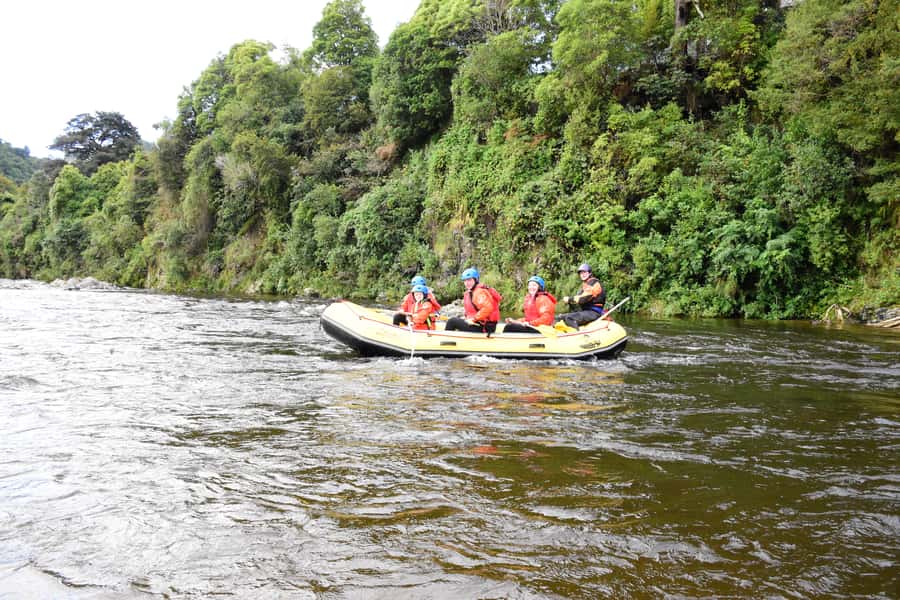 Te Awa Kairangi Grade 2 Scenic Rafting Tour - Rope swing time: the moment most people remember
