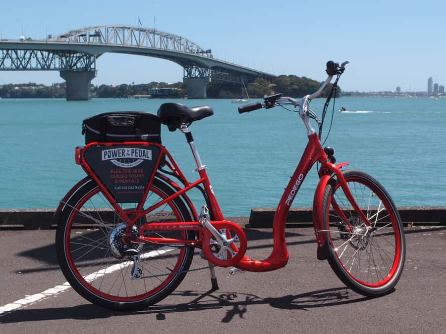 The Classic: Discover Amazing Auckland on an Electric Bike - Wynyard Quarter to Westhaven, Where the Harbor Bridge Comes Into View