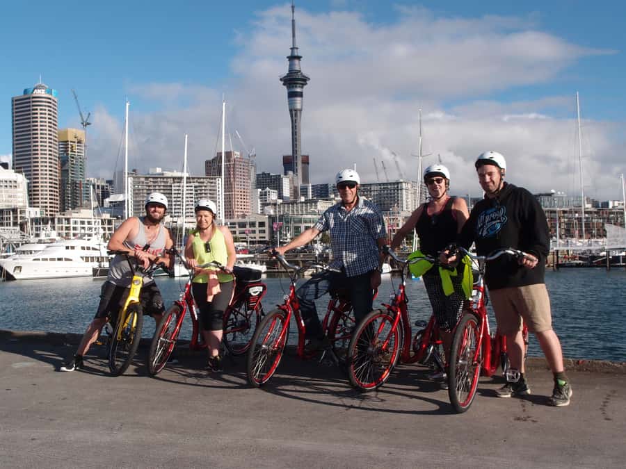 The Inside Loop: See Auckland's Coolest Neighbourhoods - Rolling over Te Wero Bridge into the Viaduct