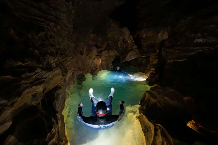 The Waitomo Experience : Okohua Glowworm Cave Tour - Okohua Glowworm Cave, Tumu Tumu Station, and the small-group difference