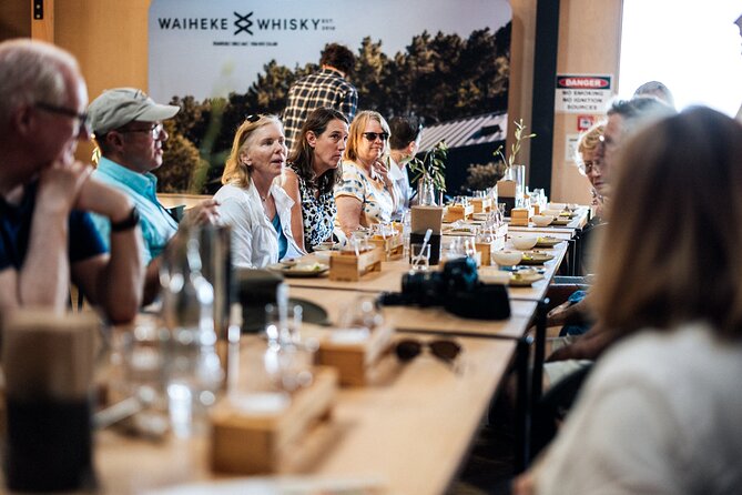 Waiheke 'FLAVOURS' of lunch Wine Oil Beer Spirits max 11 clients - Small-group comfort in a working minivan (not a party bus)