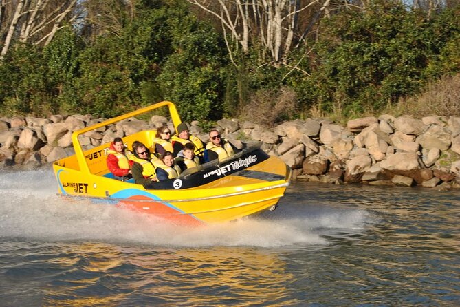 Waimakariri River Jet Boating from Christchurch - The jet boat experience on the Waimakariri River: speed plus changing scenery