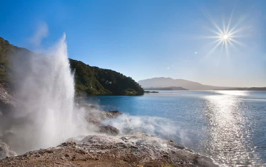 Waimangu: Volcanic Valley Walk and Lake Rotomahana Cruise - Entering the Waimangu walk: trails built for freedom and different fitness levels
