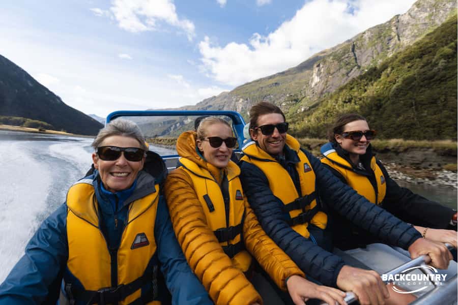Wānaka: Heli Siberia Max - Helicopter Flight, Hike, Jet Boat - Jet boat energy on the Wilkin River with Wilkin River Jets