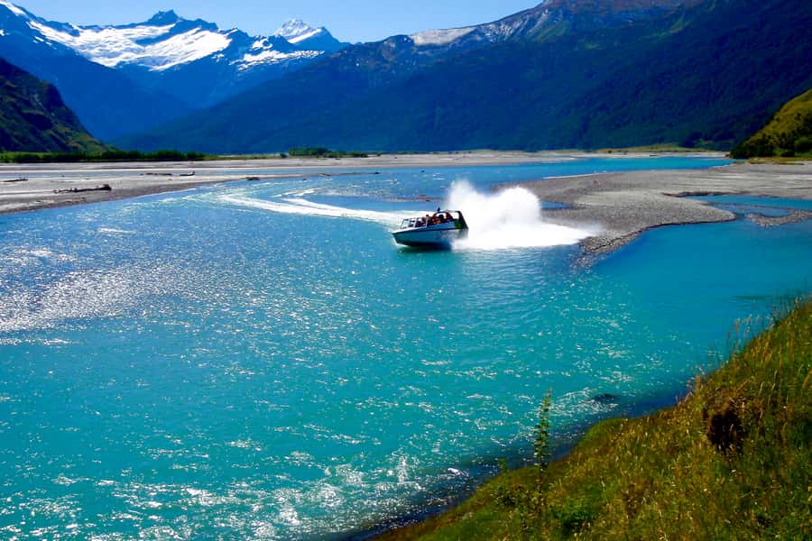 Wanaka: Jet Boat & Wilderness Walk - Glacier Views and Mount Aspiring From the Water