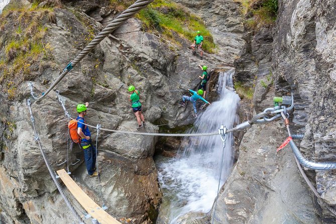 Wildwire Wanaka- Level 1 (2 Hours) - Twin Falls via ferrata Level 1: the real deal in 2 hours