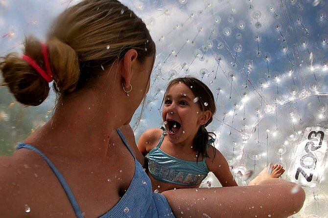 Zorb Inflatable Ball Ride from Mount Ngongotaha in New Zealand - Hot tubs and sauna: the best part after you get soaked